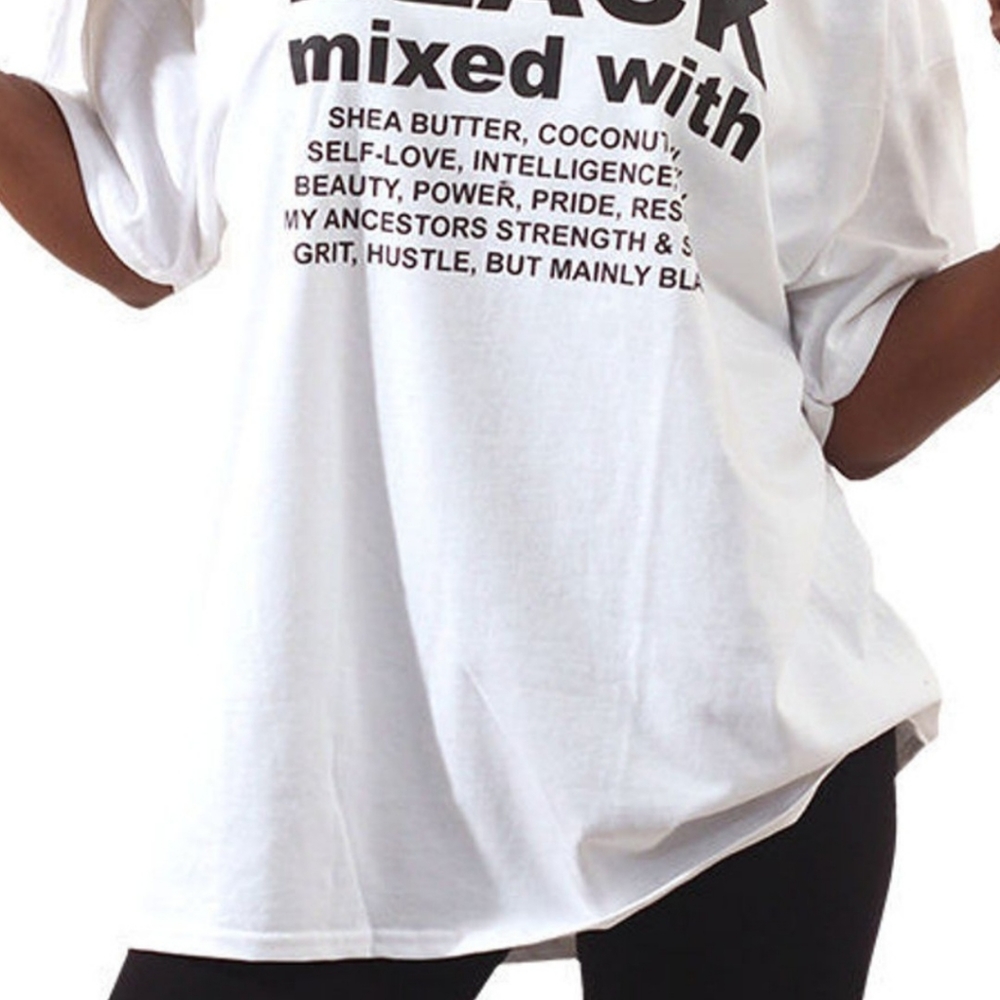 T-Shirt Black mixed with